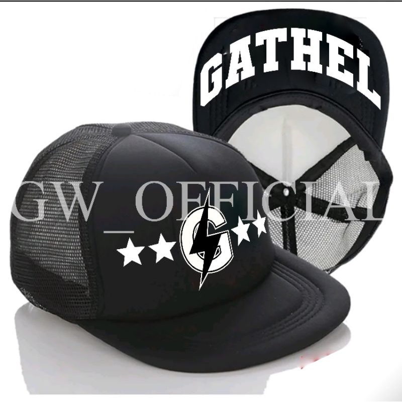 Topi Trucker Hat Snapback GATHEL RUDE AND RIOT / Punk merchandise / Bali tattoo expo / Street Punk /