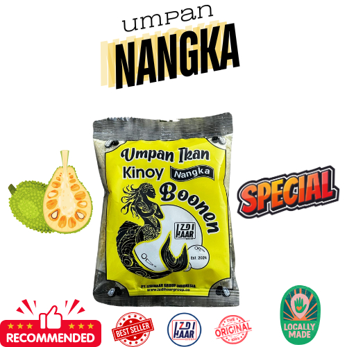 UMPAN PELET PANCING NANGKA SPESIAL BOONEN UNTUK IKAN MAS NILA LELE DAN BAWAL GALATAMA