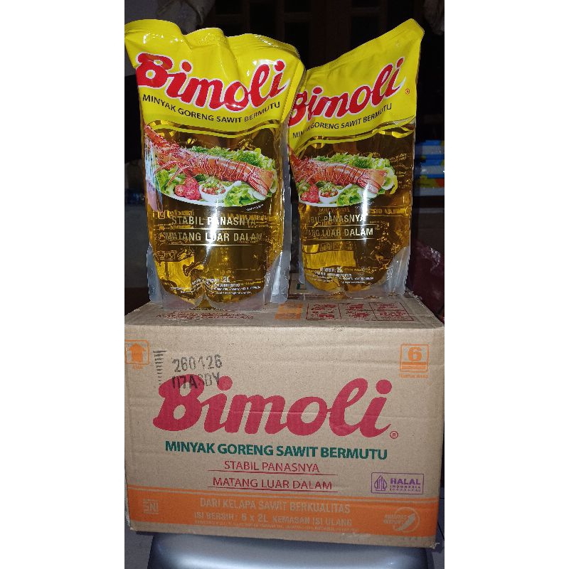 

MINYAK BIMOLI REFILL 2L 1DUS ISI 6pcs