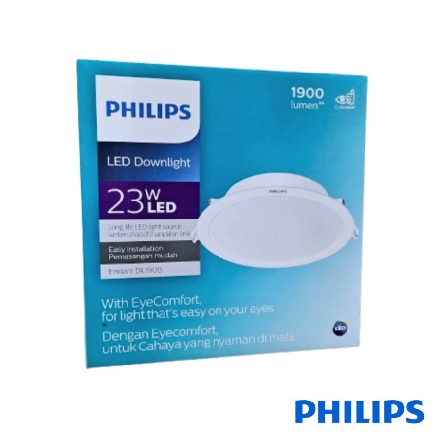 PHILIPS LED DOWNLIGHT ERIDANI 23 WATT LAMPU PANEL INBOW BULAT 23 WATT