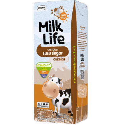 

Susu MilkLife UHT Teens Milk - Susu Coklat 200ml