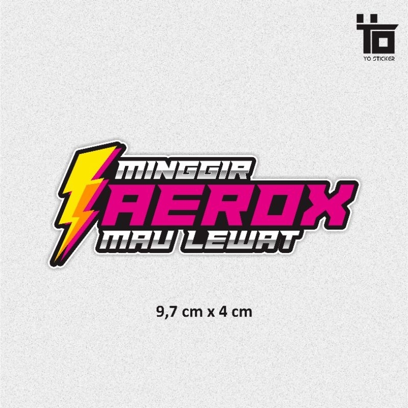 AEROX MAU LEWAT/AEROX/STICKER MOTOR