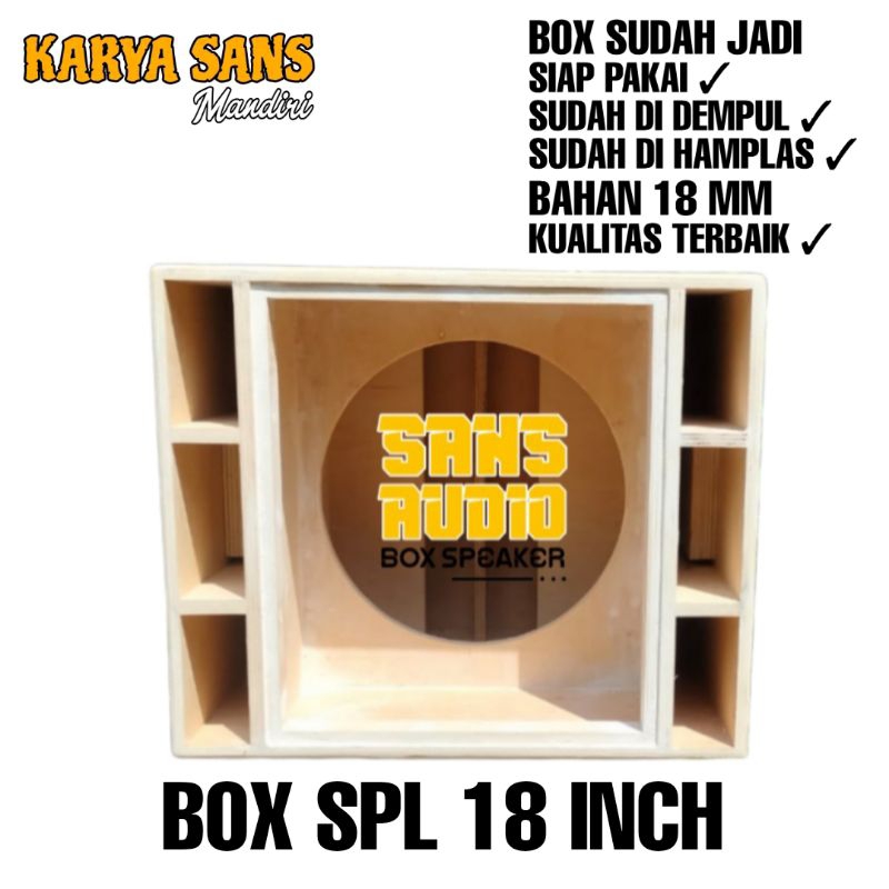 Box speaker spl 18 inch mentahan