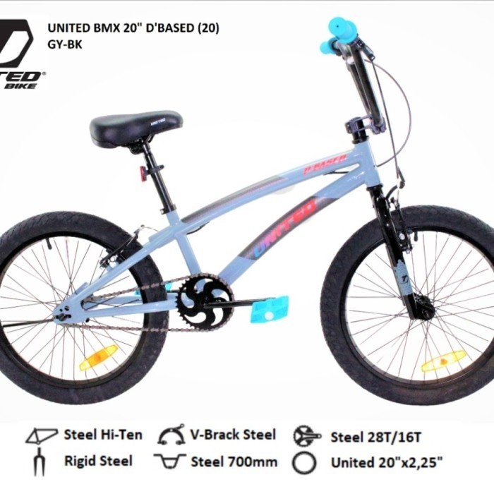 SEPEDA ANAK BMX 20 UNITED DBASED (D BASED)
