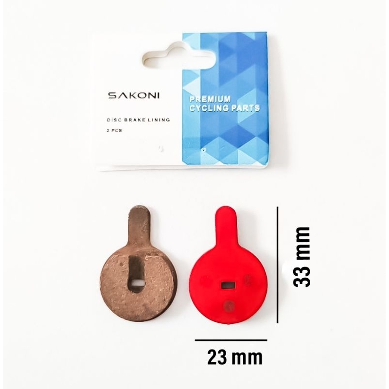 Kampas Rem Discbrake Sepeda Pacific Bulat Brake pad Cakram