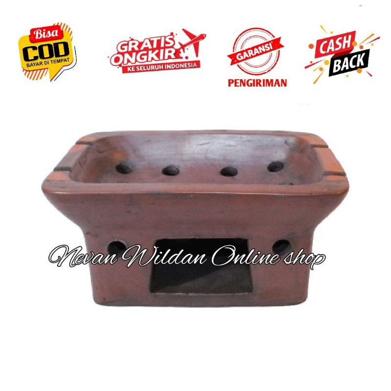 TUNGKU SATE TANAH LIAT | BAKARAN SATE GERABAH | PANGGANGAN SATE