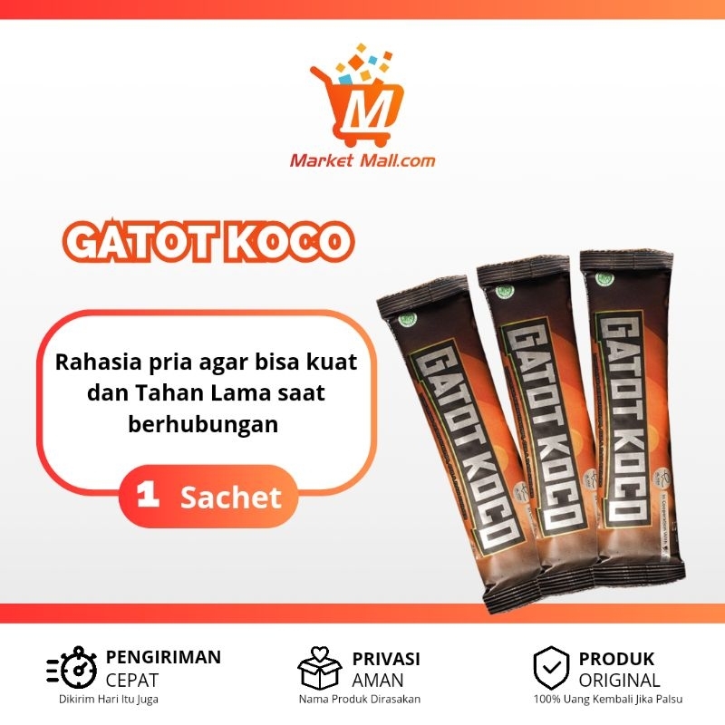 

Kopi Gatot Koco Asli 100% Original 1 Sachet Kopi Stamina Pria Dewasa Kuat Tahan Lama