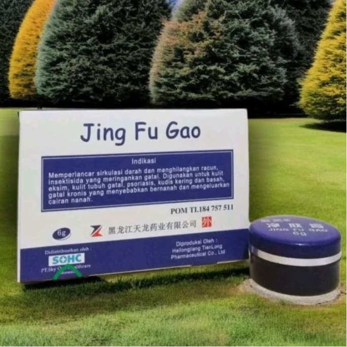 jing fu gao krim salep kulit kudis gatal kronis, dan bernanah