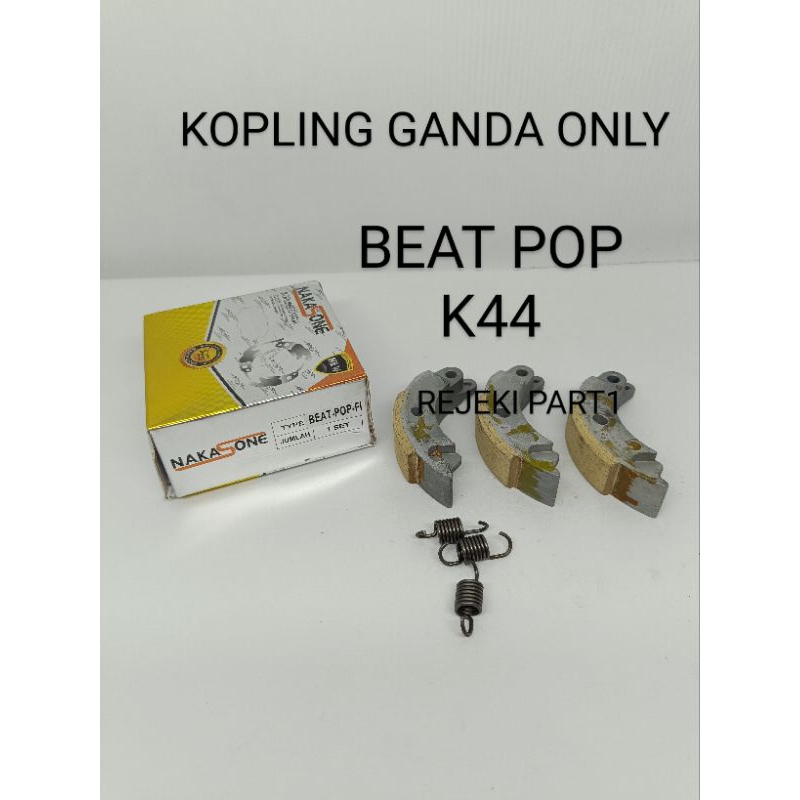 KOPLING GANDA ONLY BEAT POP / BEAT POP FI / K44  BATU SPORKET ARANG KAMPAS GANDA ARANG SPORKET KAMPA