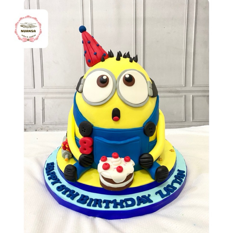 

custom kue ulangtahun minions