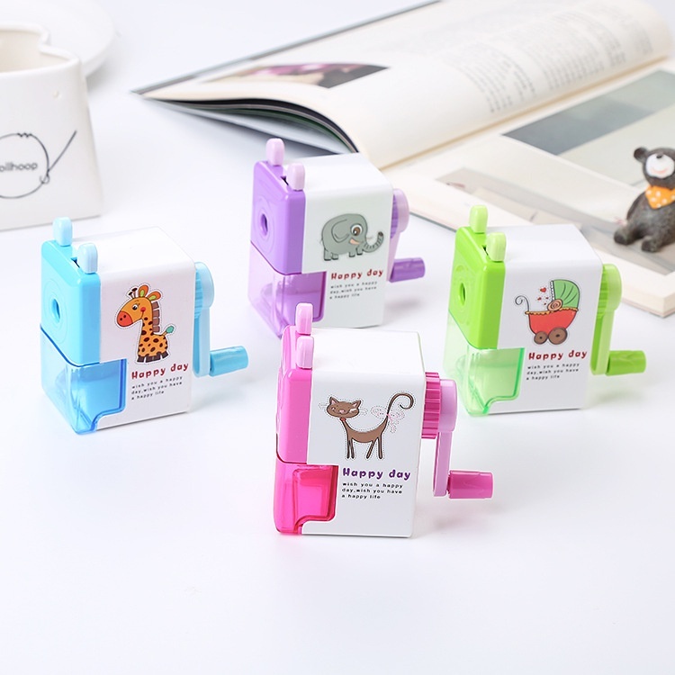

COD TGM Rautan Serutan Pensil Putar Gaya Kartun Sharpener Rautan Meja