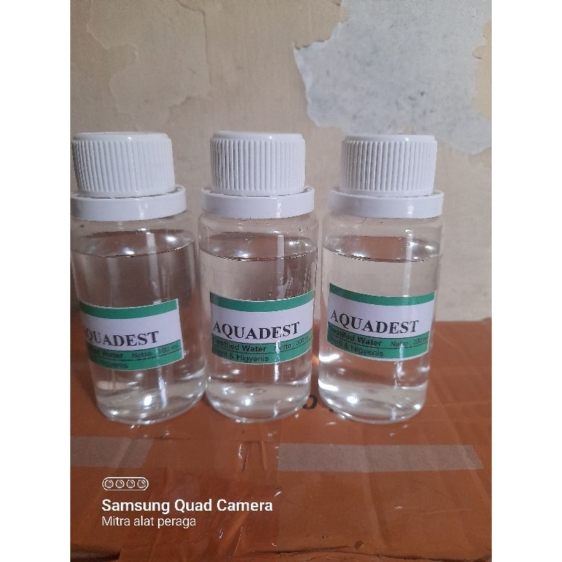 Aquadest / Aquades / Air Murni / Air Suling 100ml