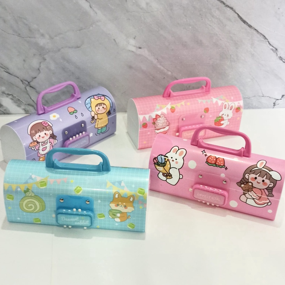 

BOS Kotak Pensil Plastik Kode WhiteboardKotak Pensil KodePencil Case y X8K9