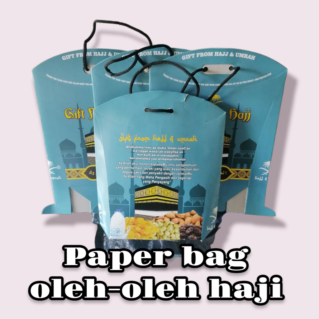 

paper bag oleh oleh haji kotak dus oleh oleh haji