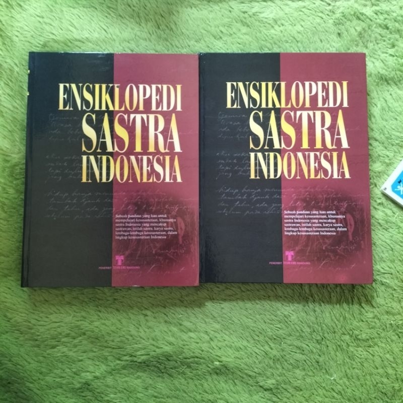ORIGINAL BUKU ENSIKLOPEDI ENSIKLOPEDIA SASTRA INDONESIA JILID 1 2