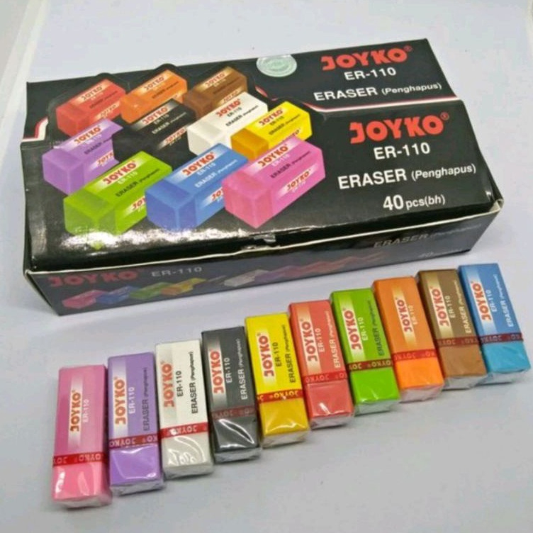 

4 Pcs Penghapus Stip joyko Warna Warni Kecil t V4M9
