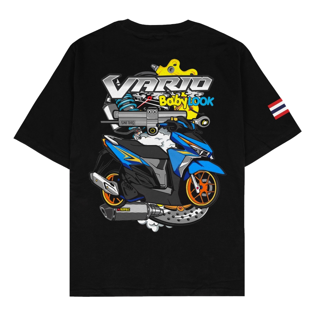 Kaoshan Co - Kaos Baju Distro Babylook Fake Mothai Indonesia Thailook Thailand Honda Vario Keren Pak