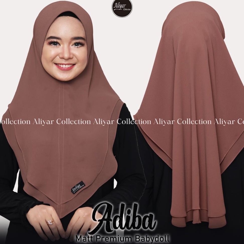 KODE V1C HIJAB Terbaru Khimar Adiba Original ALIYAR BY AWLIYA dua layer minikerudung instan adiba mi