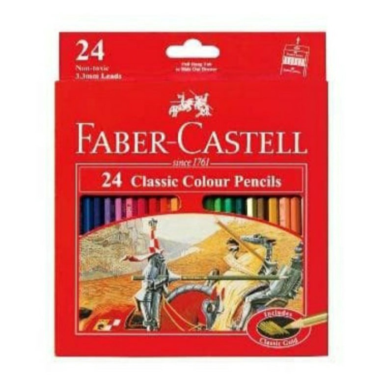 

Faber Castell 24 L Classic Colour Pencil pensil warna Original r F5J9