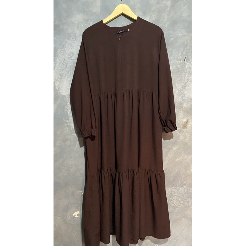 Gamis coklat tua