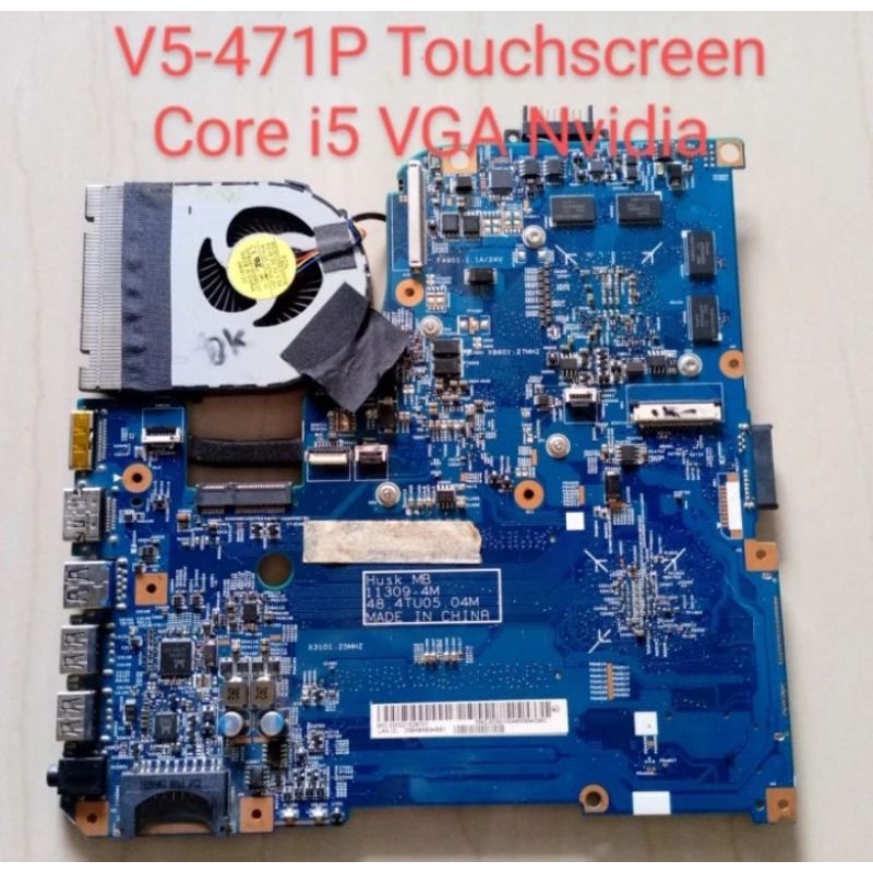 Motherboard Mainboard Mobo Acer V5-471P V5-471PG Touchscreen Core i5 Nvidia