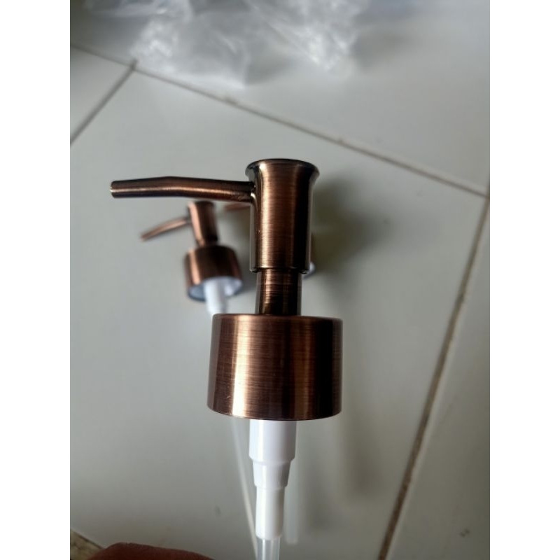 pompa botol soap dispenser gold
