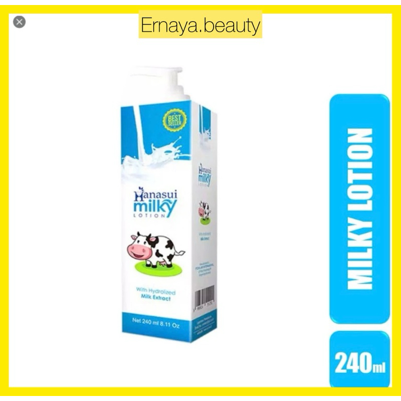HANASUI HAND BODY LOTION MILKY / BODY LOTION 240ml HANASUI