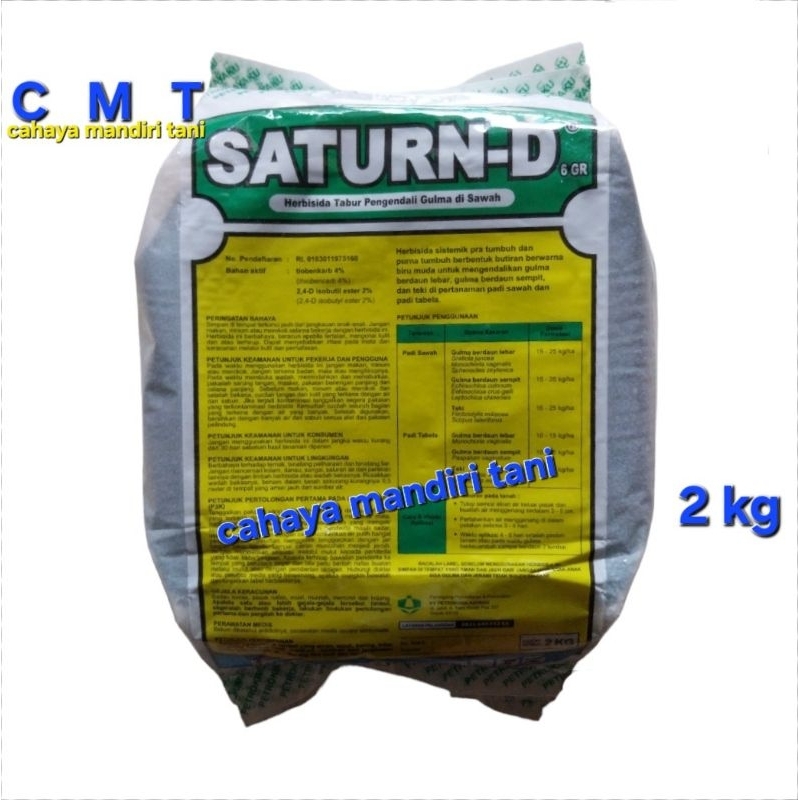 OBAT RUMPUT PADI SATURN 2KG