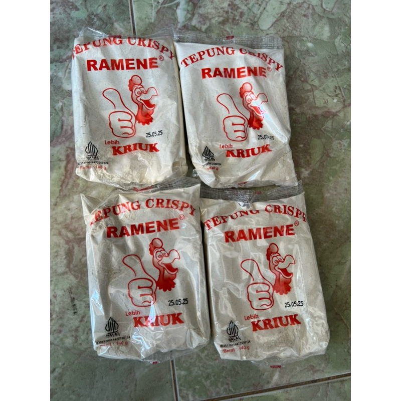 

TEPUNG CRISPY / TEPUNG KRIUK CAP RAMENE 140gr
