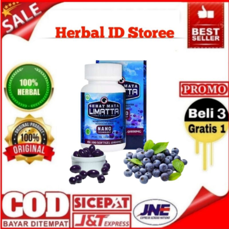 LIMATTA ASLI ORIGINAL - SEHAT MATA LIMATTA OBAT MATA MINUS PLUS RABUN SILINDER DAN