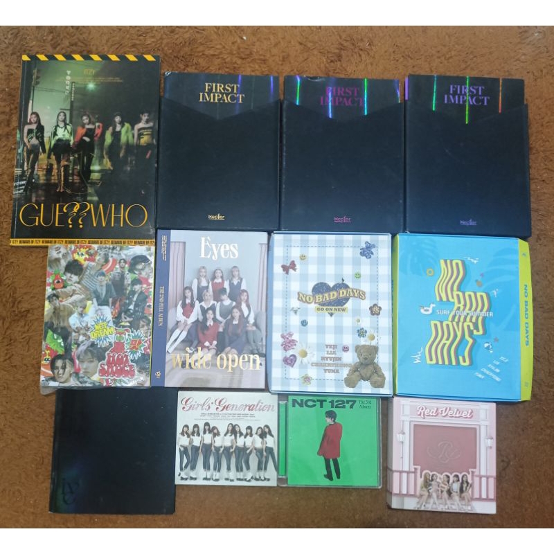 [CLEARANCE SALE] album twice snsd girls generation red velvet itzy Nct sticker jewel jaehyun ld tcl 