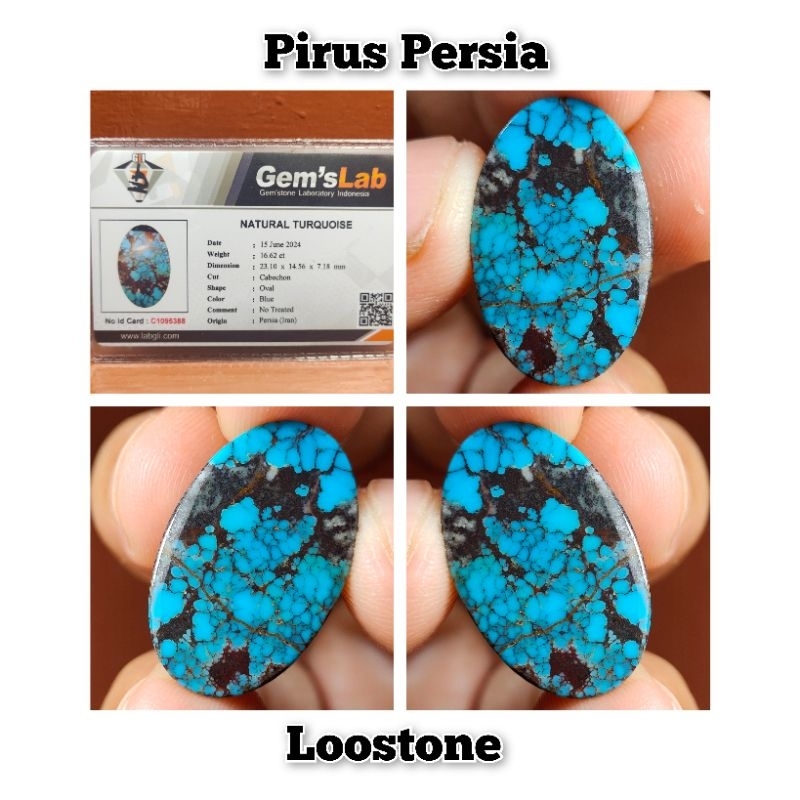 BATU AKIK PIRUS PERSIA SIZE JUMBO LOOSTONE