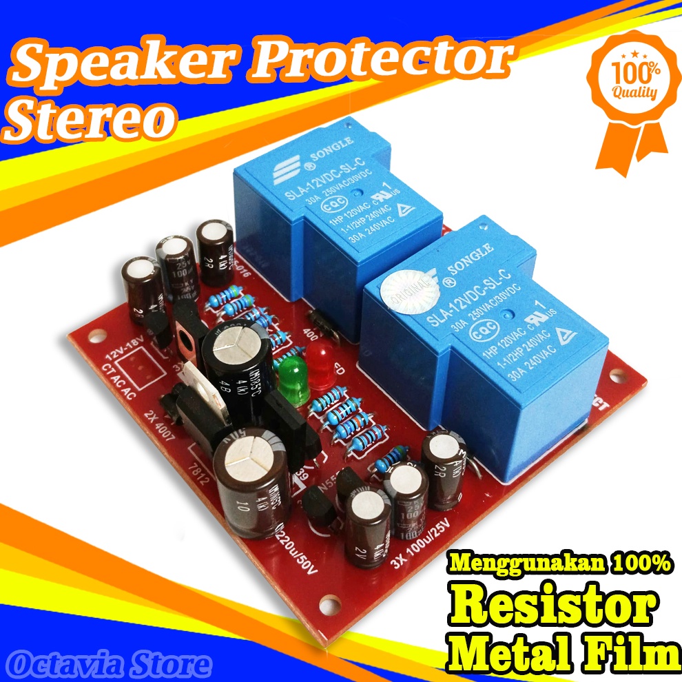 KODE W66U Speaker Protektor Stereo Original Kualitas Premium