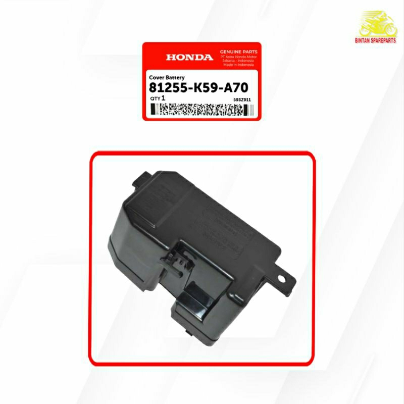 Tutup Accu Cover Battry 81255 K59 A70