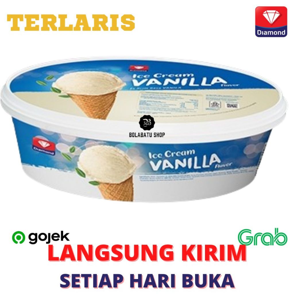 

Es Krim Diamond 700 mL Vanilla Ice Cream Enak Cepat Murah Langsung Kirim