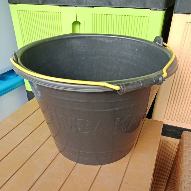 Ember Cor plastik tebal Anti pecah 20 Hitam