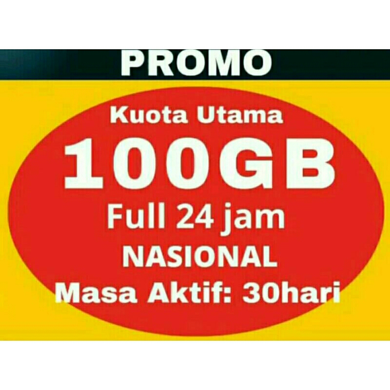 PROMO PAKET Kuota Indosat 100GB 30 hari / PROMO ISI ULANG PAKET DATA INDOSAT 100GB 1 BULAN