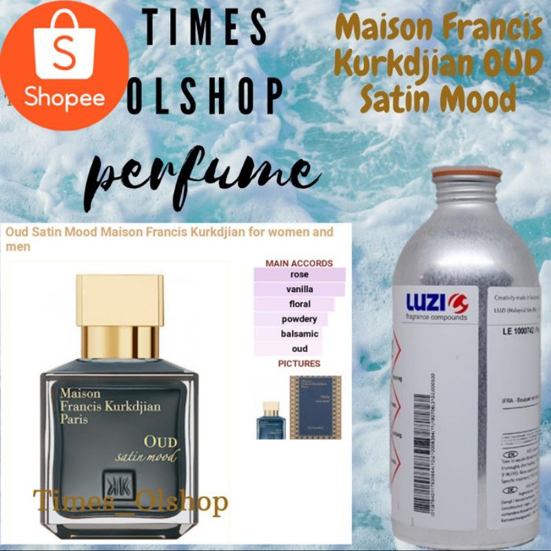 Parfum isi ulang MFK OUD SATIN MOOD Luzi botol 100ml