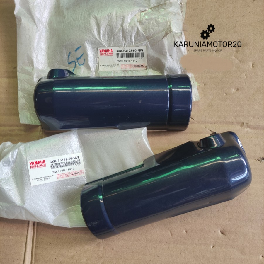 Cover Shock Depan Set Biru SE Force 1/F1/F1Z/Crypton Original YGP 3XA