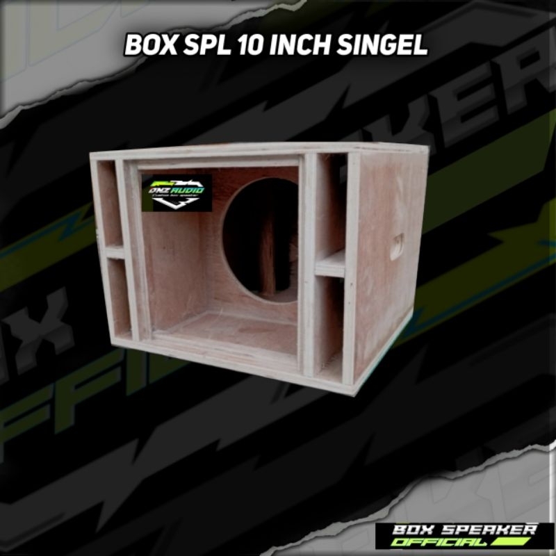Box speaker spl 10 inch singel box speaker