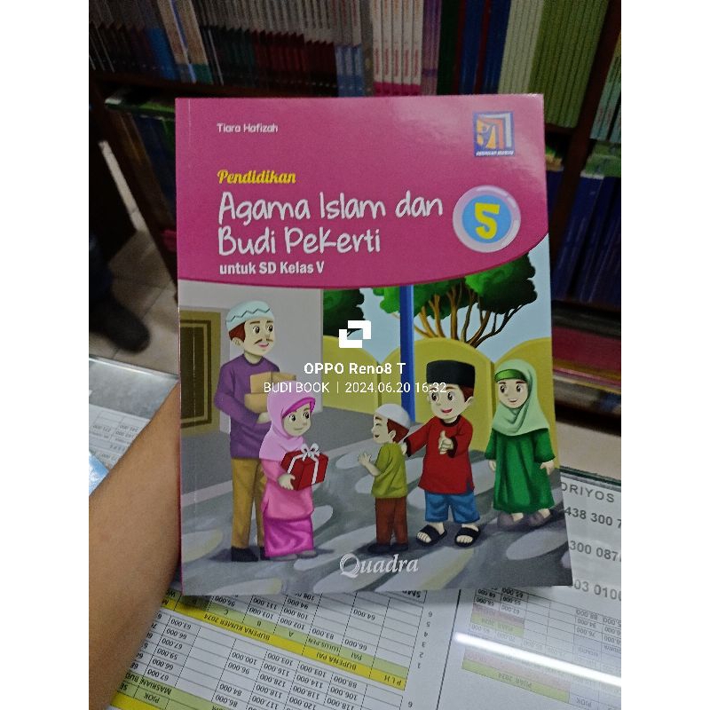 Pendidikan Agama Islam Dan Budi Pekerti Kelas 5 SD Kurikulum Merdeka Quadra Original 