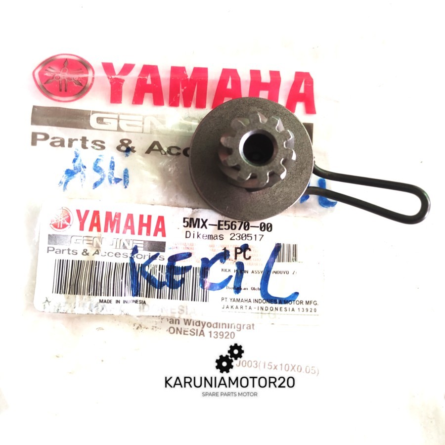 Gigi Selah Pinion Assy Nouvo Z/Mio/Fino Original YGP 5MX-E5670-00