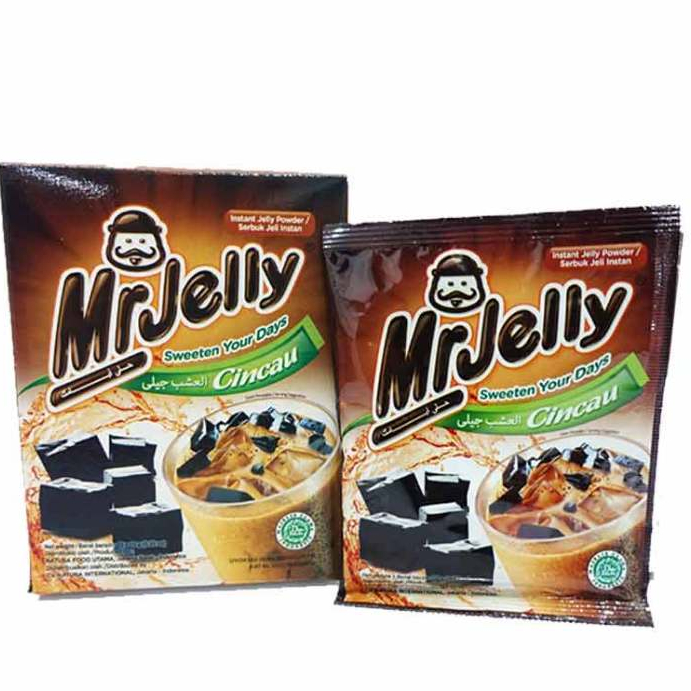 

Mr Jelly Ekonomis serbuk bubuk jelly instan CINCAU SATUAN 15 Gram