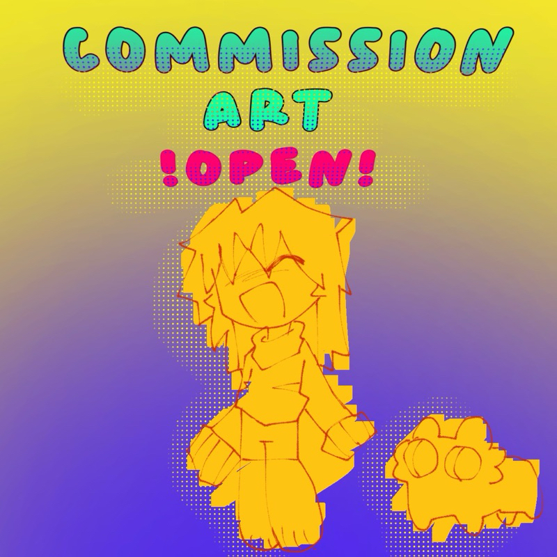 

! COMMISSION ART ! (Open) — Gambar Chibi Lucu