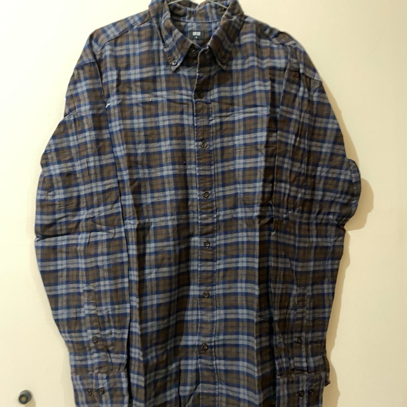 Kemeja Flanel Uniqlo size L