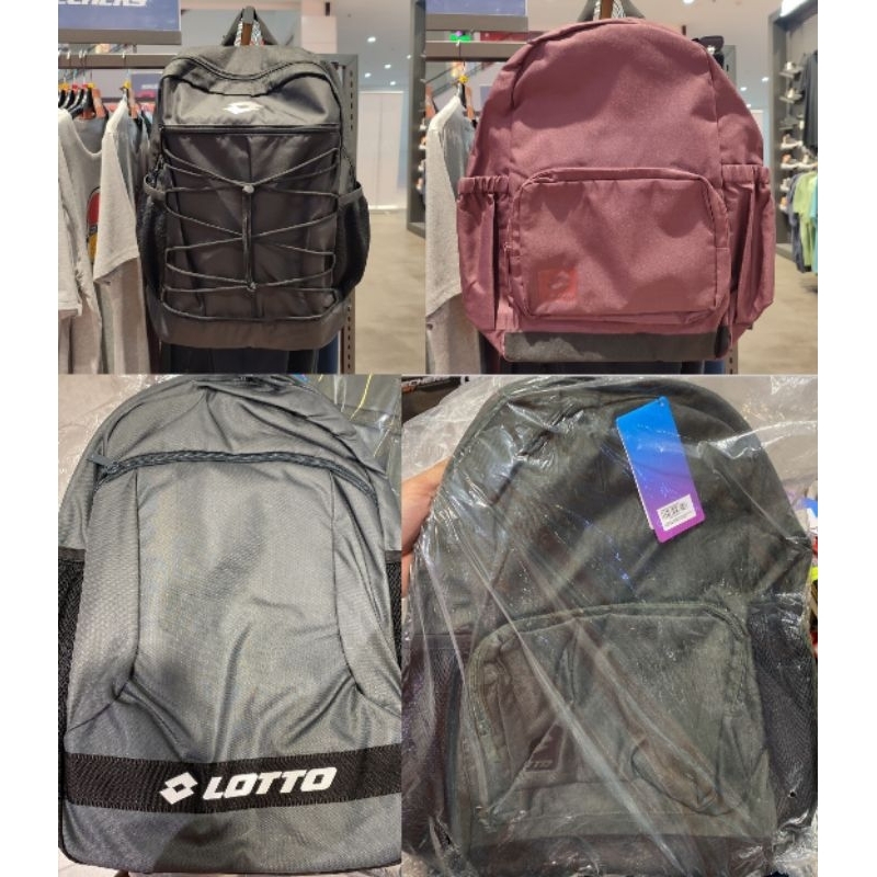 Tas Ransel Lotto Original | Lotto Backpack - Lotto Tas Ransel | Tas Sekolah