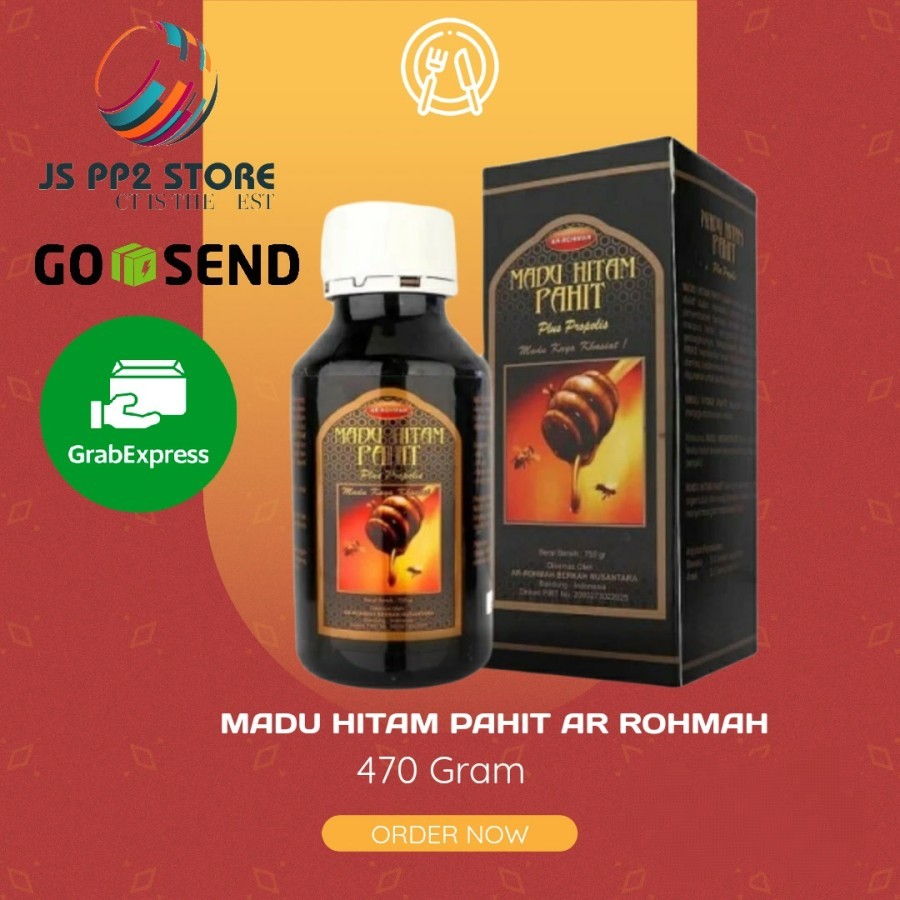 

AR-ROHMAH - Madu Hitam Pahit Arrohmah 470gr Hitam Pahit Insulin