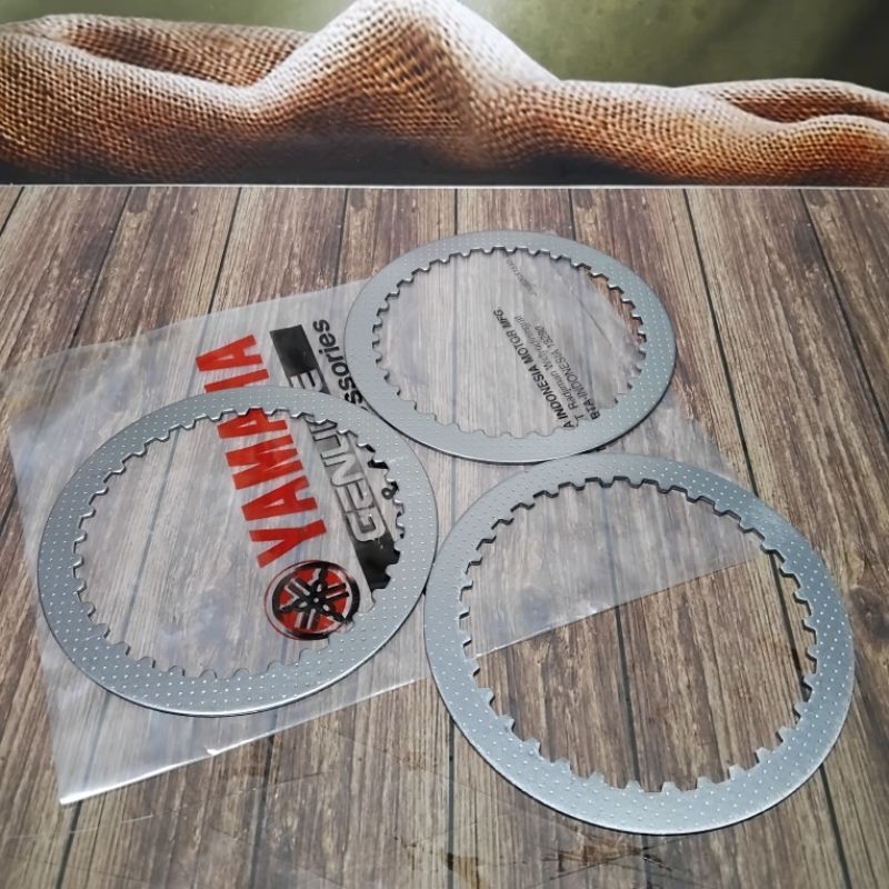 plat besi gesek kopling 3 keping (plate clutch mx) yamaha jupiter mx lama