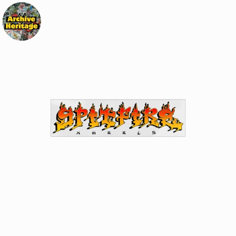 

sticker Spitfire logo fire wheels skateboard deck truck logo