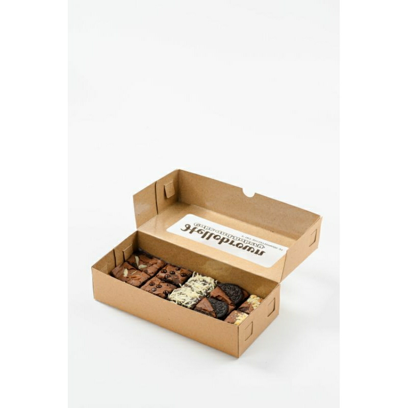 

Fudgy Brownies Sekat Coklat (M)